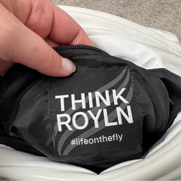 THINK ROYLN The Dalton Lady Bag in White Patent - Picture 6 of 12